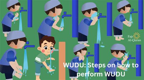 wudu step by step in Islam - Fajr Al-Quran