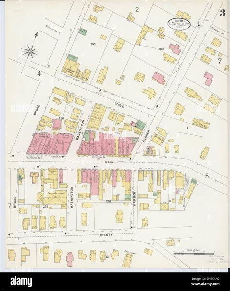 Map of conneaut ohio hi-res stock photography and images - Alamy