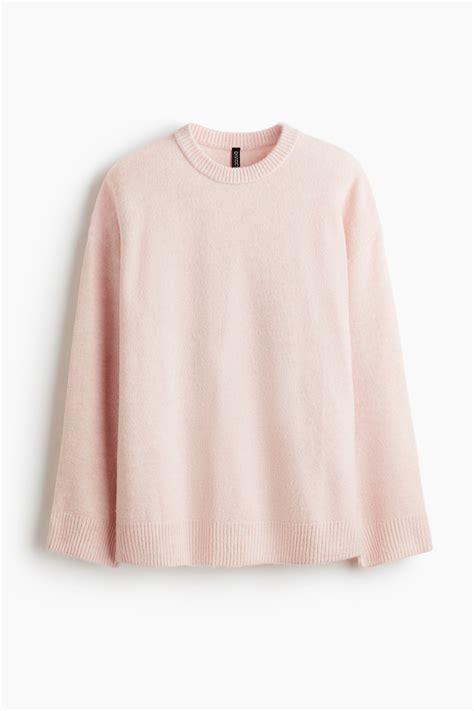 Women's Light pink Loose-Fit Sweater | H&M CA