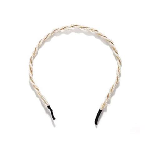 El Regalo Graceful Pearl Beads Decoration Hair Band Headband for Kids ...