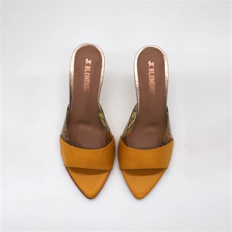Berta Mustard Mules