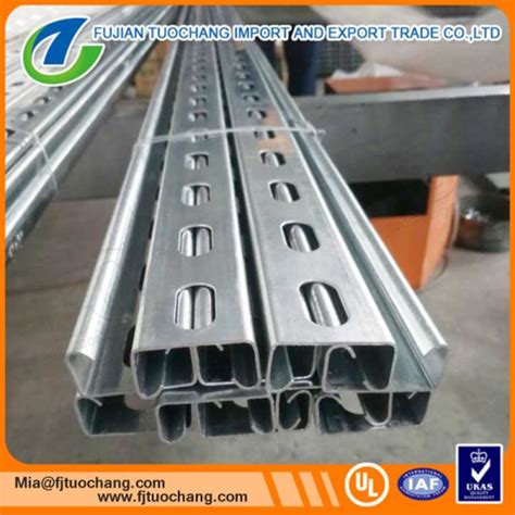 China Perforated Support Galvanized Steel Channel - China C Channel ...