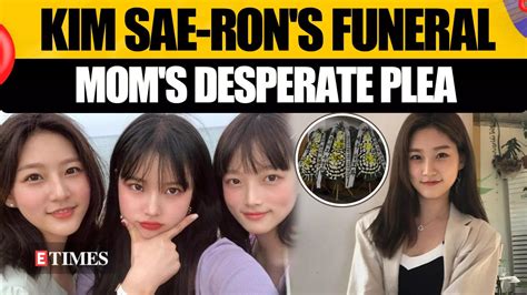 Kim Sae-Ron’s Family Faces Heartbreaking Loss – A Mother’s Desperate ...