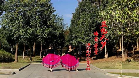 高山广场舞美丽的藏族姑娘-分解动作三_广场舞教学视频_广场舞地盘