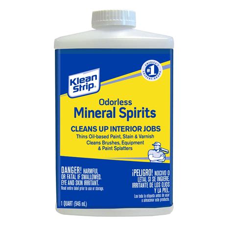 Klean-Strip® Odorless Mineral Spirits, 1 Quart - Walmart Business