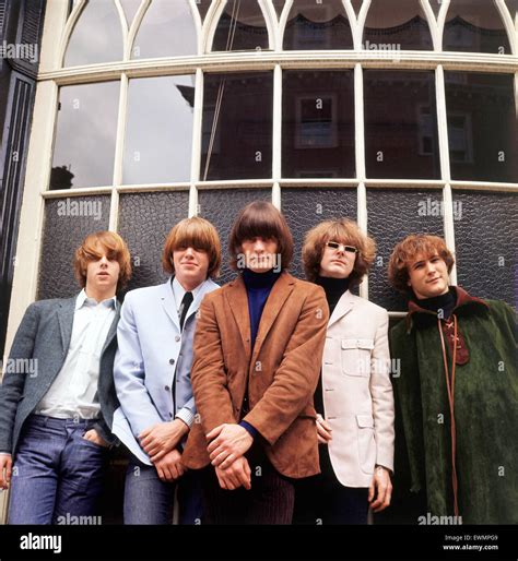 THE BYRDS US group in 1965 from left: Chris Hillman, Michael Clarke ...