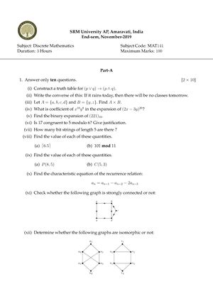 Chi-Square test - full notes - Discrete Mathematics - Studocu