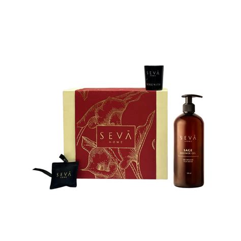 Buy SEVA HOME Red Serenity Gift Set - Scented Candle, Personal Care ...