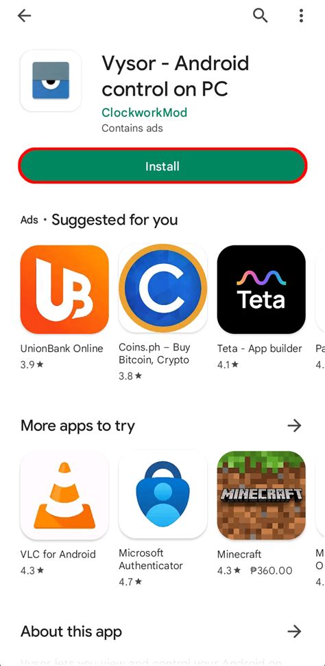 Image result for Install Apk On Android Using Vysor