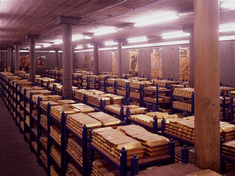 Gold bars vault