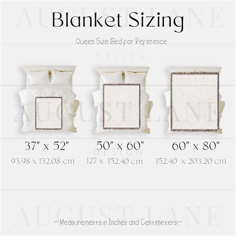 Woven Blanket Size Chart Blanket Mockup Woven Size Chart Woven Throw ...