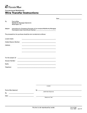 Form For Wire Transfers Instructions - Fill and Sign Printable Template ...