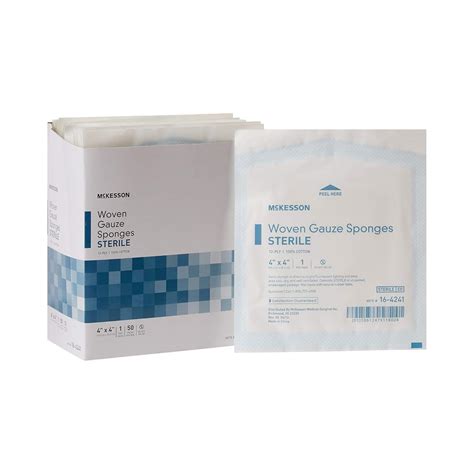 McKesson Woven Gauze Sponges, Sterile, 12-Ply, 100% India | Ubuy