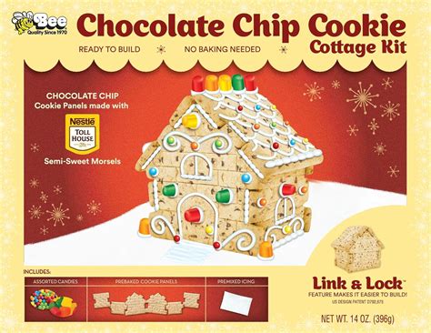 Amazon.com: Nestle Toll House Chocolate Chip Cookie Cottage Kit 14oz ...