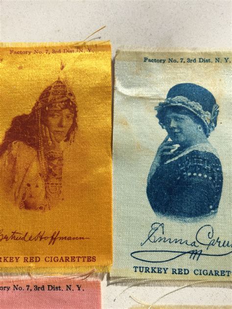 Cigarette Silks Famous Women Actresses Collection Early 1900's ...