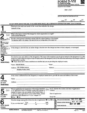 FORM D-VH Q - copyright - Fill Out, Sign & Share Online | pdfFiller