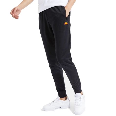 ELLESSE 'Bertoni' Mens Retro Track Pants in Black