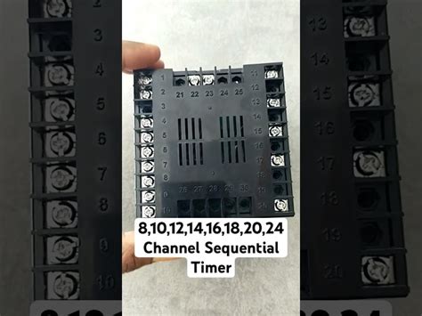 Electronic Sequential Timers - EST1916 SEQUENTIAL TIMER EMTECH 12 ...