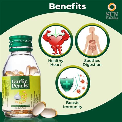 Buy GARLIC PEARLS HEALTHY HEART & DIGESTION CAPSULES BOTTLE OF 100 ...