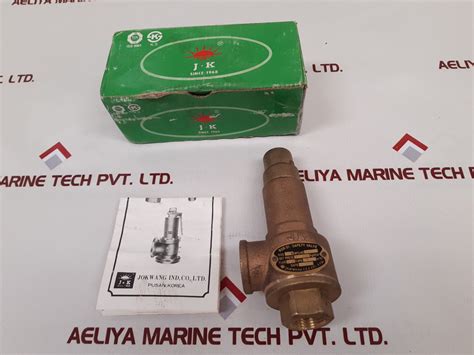 Jokwang Bsr-s1 Safety Valve – Aeliya Marine Tech