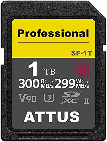 ATTUS Professional SDXC UHS-II Memory Card 1024GB, V90, CL10, U3, Max ...