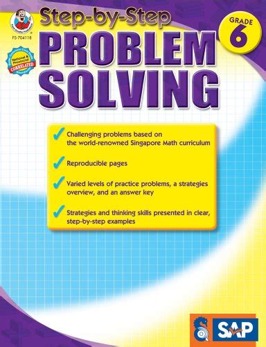 Step By Step Problem Solving Grade 6 Singapore Math Workbook ...