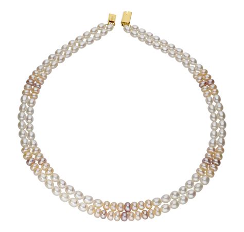 Mixed 2 Line Pearl Necklace – mangatraipearls