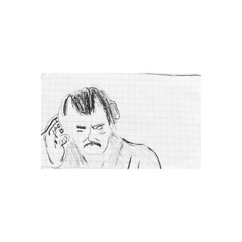 Charcoal Sketch of Symbolic Envelope Drawing - Irfan Ajvazi