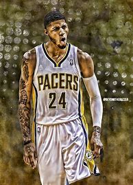 Image result for Paul George Wallpaper Cartoon On OKC