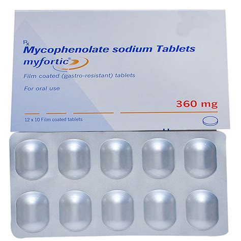 Myfortic 360 mg Tablet | Uses, Side Effects, Price | Apollo Pharmacy