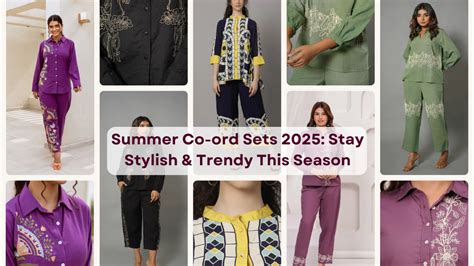 Summer Co-ord Sets 2025: Stay Stylish & Trendy This Season – NATICA