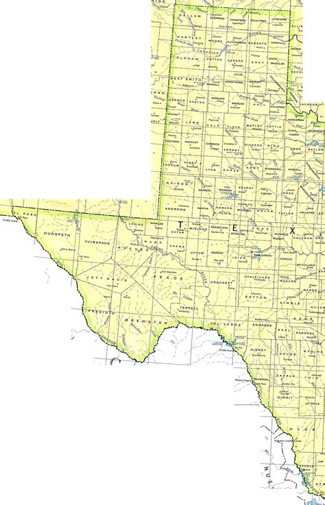 West Texas Map With Towns at Myrtle Jackman blog
