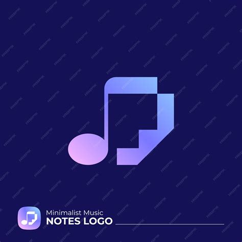 Premium Vector | Modern flat musical note logo design vector template ...