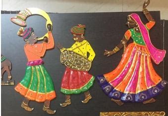 Rajasthani Dancing Set Of 3 ( One Narsinga , Drummer and Dancer ) – The ...