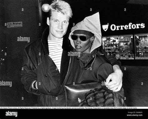 Grace Jones And Dolph Lundgren