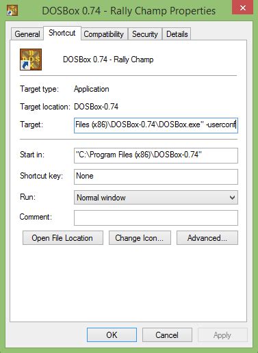DOSBox Config File 的图像结果