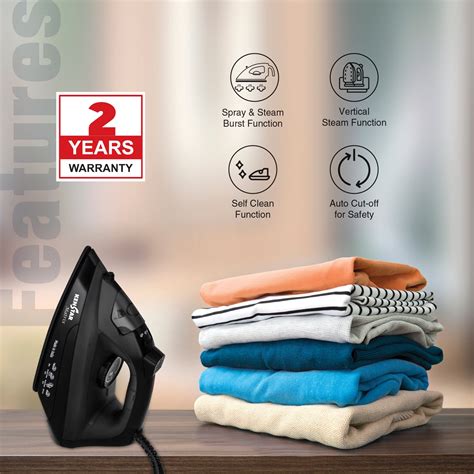 MATRIX 2000W Steam Iron, with Vertical Steam Function – Kenstar