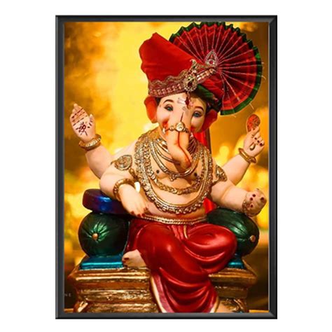SANVIK CREATIONS Divine Ganesh Ji Photo Frame - Small and Large Acrylic ...