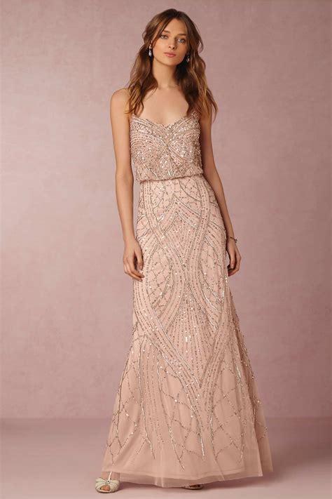 rose gold dresses for weddings