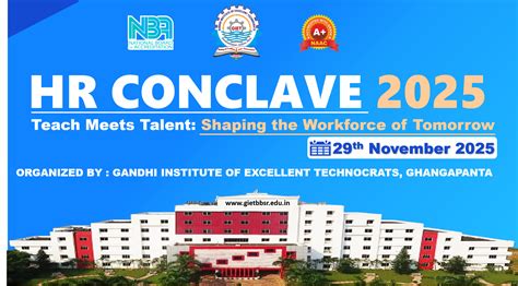 HR Conclave 2025– Gandhi Institute of Excellent Technocrats