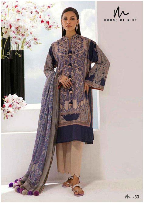 HOUSE OF MIST GHAZAL COTTON COLLECTION VOL 4 PAKISTANI SUITS