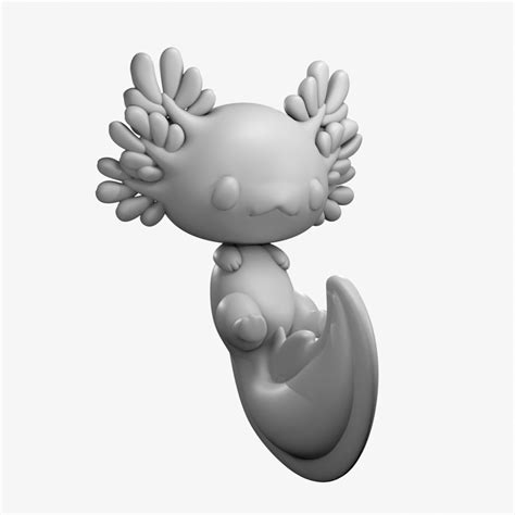 Archivo STL figura de ajolote 🦎 ・Modelo imprimible en 3D para descargar ...