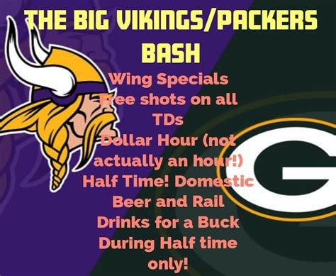 Packers vs Vikings Border Bash!, 29460 CCC Rd, Danbury, WI, 29 December ...