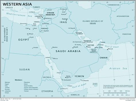 Western Asia • Mapsof.net