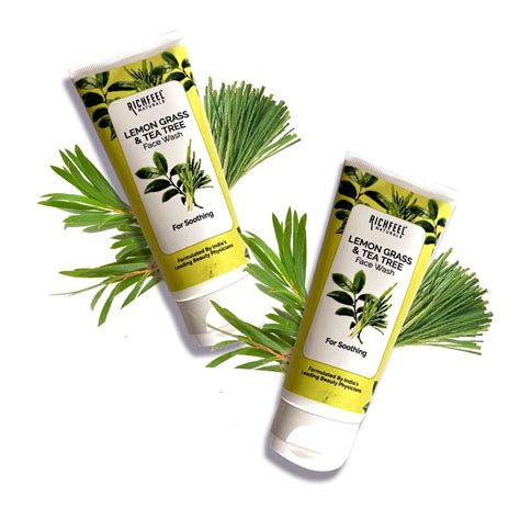 Richfeel Lemon Grass & Tea Tree Face Wash 100 G Pack of 2 : Amazon.in ...