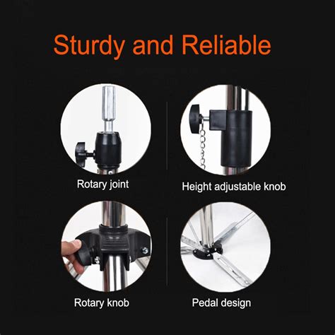 Wig Stand Tripod Adjustable Height Mannequin Heads Stand– UNIQKART