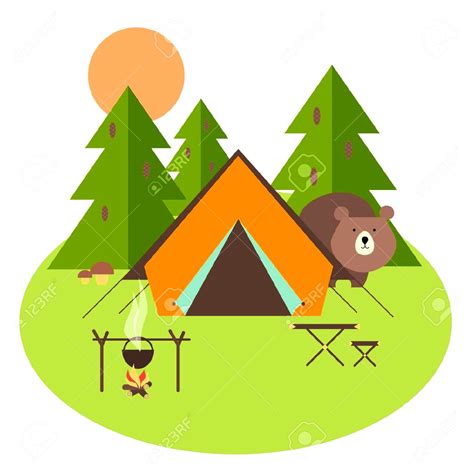 Camping Clipart Printable