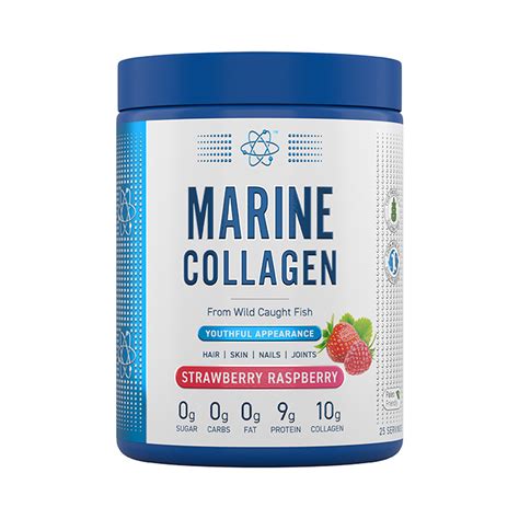 Applied Nutrition Marine Collagen Strawberry Raspberry 300g |Holland ...