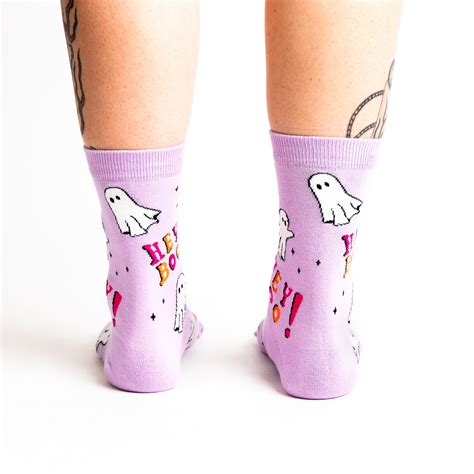 Check You Out | Flower Crew Socks - White | Women's – Sock It to Me