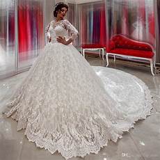 Big Wedding Gown by Vintage Sleeve Wedding Dresses Lace Gown Big Wedding Gown